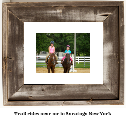 trail rides near me in Saratoga, New York